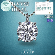 ダイヤモンド ネックレス 0.5カラット 0.5ct D-VVS2 IGI 鑑定書付き 一粒 プラチナ ダイヤモンドネックレス ダイヤネックレス ラウンド 一粒ダイヤ プラチナネックレス PT900 ラボグロウン レディース ジュエリー アクセサリー シンプル 誕生日 プレゼント ギフト