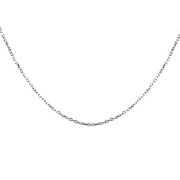 チェーン ネックレス プラチナ チェーンネックレス あずきチェーン あずき 0.21mm 極細 Pt850 40cm 45cm