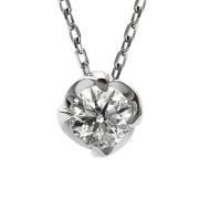 ダイヤモンド ネックレス レディース 一粒 プラチナ ダイヤネックレス PT900 マグノリア プレゼント