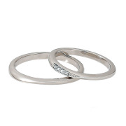 マリッジリングPT900セットプチマリエ