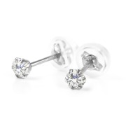 ダイヤモンド ピアス プラチナ ダイヤ 一粒 金属アレルギー 18K ゴールド ダイヤピアス 一粒ダイヤ  0.20ct アレルギーフリー Pt900 18金 K18 18金ピアス ジュエリー アクセサリー 女性 セカンドピアス 誕生日 プレゼント ギフト