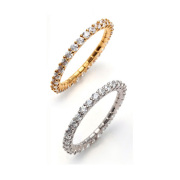 キュービックジルコニア H&C ハート＆キューピッド ジルコニア リング 指輪 レディース エタニティ フルエタニティ