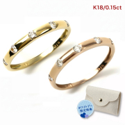 指輪 レディース リング ダイヤモンド ダイヤモンドリング ダイヤリング ゴールド K18 18K ゴールド イエローゴールド ピンクゴールド スイートテン ダイヤ 0.15ct プレゼント 女性 誕生日 妻 ジュエリー アクセサリー 記念日 ギフト ホワイトデー