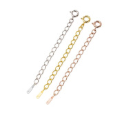 アジャスター ネックレス チェーン K10 アジャスター 5cm 10金 イエローゴールド ピンクゴールド ホワイトゴールド 喜ぶ 母の日