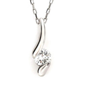 ダイヤモンド ネックレス レディース プラチナ シンプル ダイヤネックレス 0.08ct H-SI2-GD up 人気 Pt900 母の日