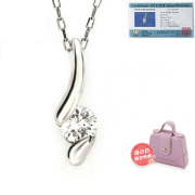 ダイヤモンド ネックレス レディース プラチナ シンプル ダイヤネックレス 0.08ct H-SI2-GD up 人気 Pt900 母の日