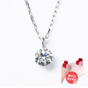 ダイヤモンド ネックレス レディース プラチナ 一粒ダイヤ PT900 ペンダント 0.15ct ギフト 喜ぶ プレゼント 母の日