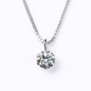ダイヤモンド ネックレス レディース プラチナ ダイヤモンドネックレス ペンダント 一粒ダイヤ PT900 0.08ct 喜ぶ