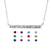 誕生石 ネックレス レディース ペンダント 3月 アクアマリン K10 ライン 10金 バースデイ ギフト 喜ぶ