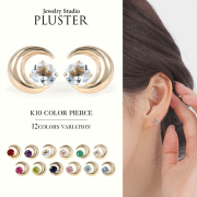 天然石 ピアス 3月 誕生石 アクアマリン レディース モルガナイト エメラルド ムーンストーン ルビー ペリドット サファイア ピンクトルマリン ゴールドピアス バースデー 色石 カラーストーン 女性 彼女 妻 誕生日 プレゼント ギフト ホワイトデー