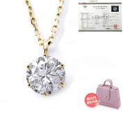 ダイヤモンド ネックレス レディース 一粒 18金 K18 ダイヤ ダイヤネックレス 天然ダイヤ 0.2ct カラット 鑑定書 ギフト 母の日
