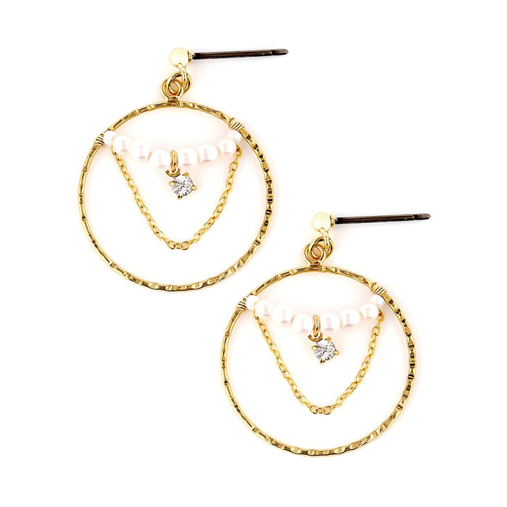 金属アレルギー アレルギーフリー ピアス レディース チタン チタンピアス フープ フープピアス 母の日