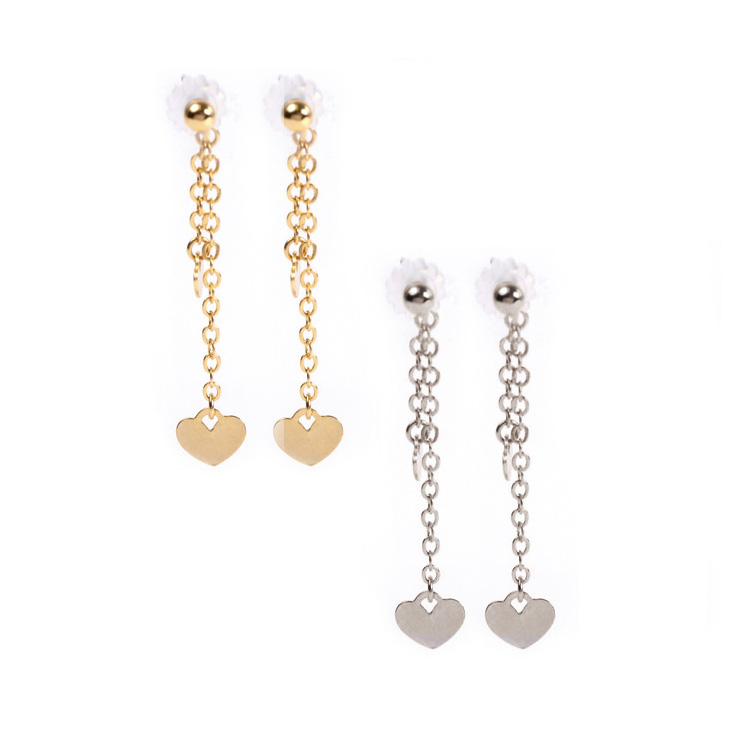 金属アレルギー アレルギーフリー ピアス レディース チタン チタンピアス バックキャッチ パール ロング 揺れる ロングピアス バックチャーム ハート