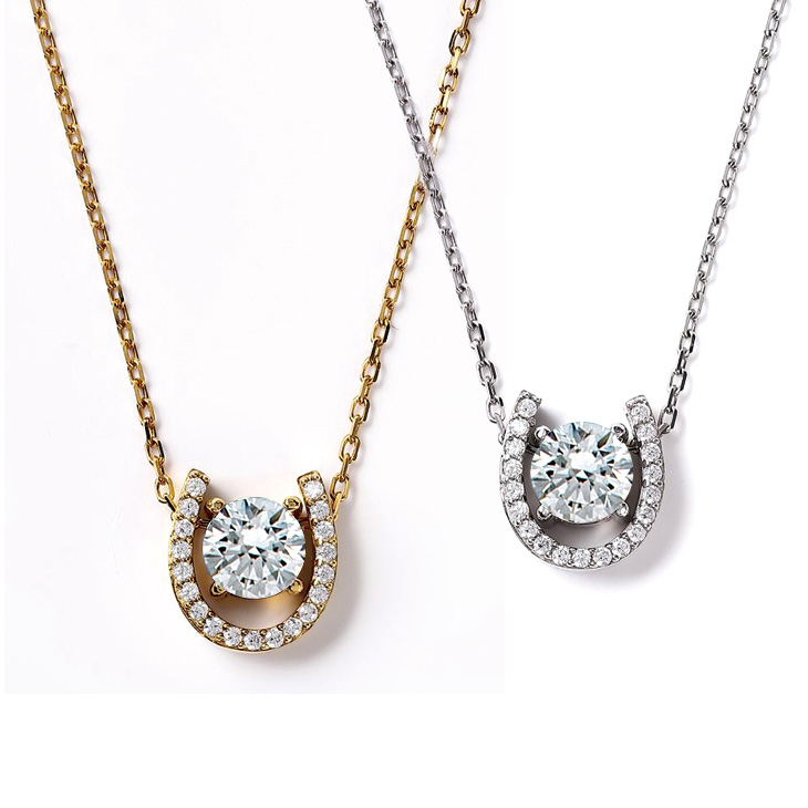 ネックレス レディース キュービックジルコニア 一粒 3Way シンプル ペンダント 0.5ct プラチナ ゴールド K18 誕生日プレゼント 誕生日 プレゼント 女性 ギフト 贈り物 | ジュエリー アクセサリー 母の日