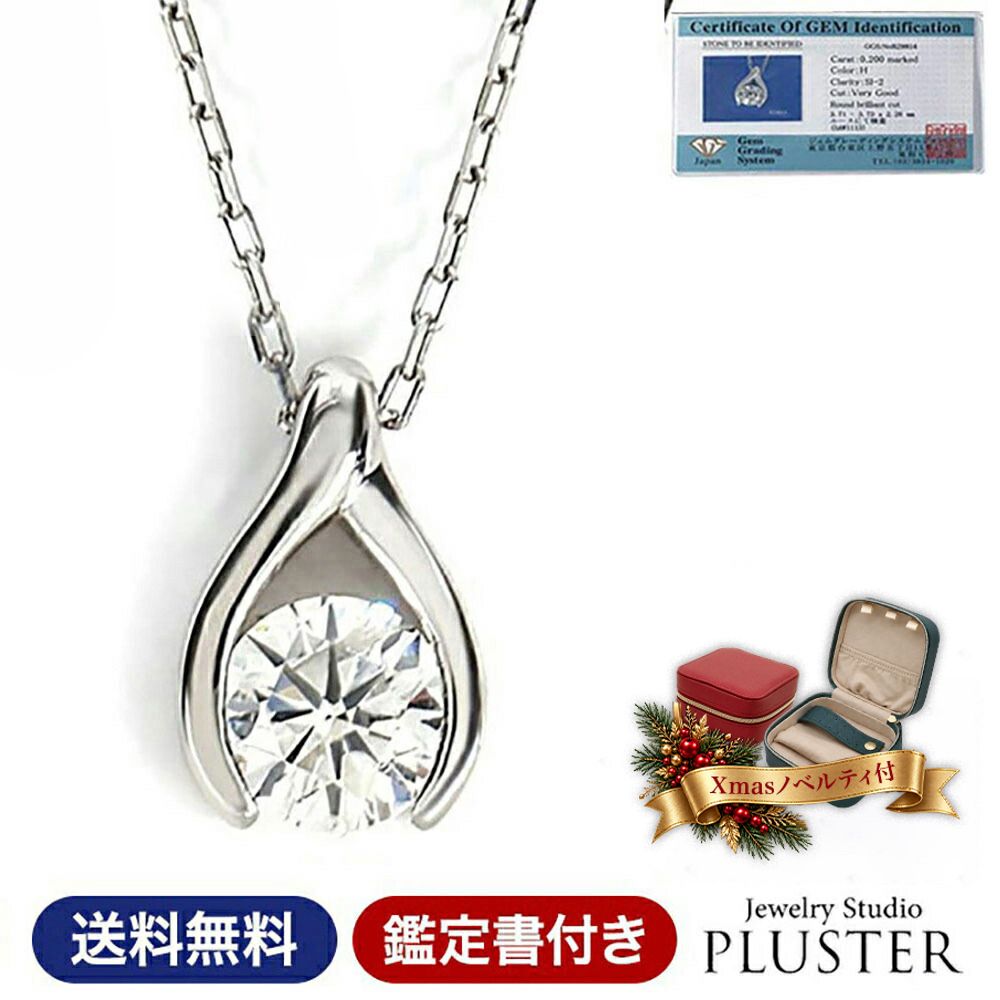 ダイヤモンド ネックレス レディース 0.20ct プラチナ Pt900 ダイヤネックレス H-SI2-GD up 大人 上品 シンプル おしゃれ 普段使い フォーマル 記念日 結婚記念日 女性 妻 彼女 母 人気 誕生日 クリスマス プレゼント ギフト
