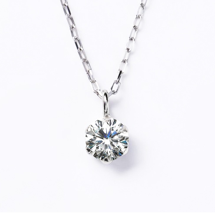 ダイヤモンド ネックレス レディース プラチナ 一粒ダイヤ PT900 ペンダント 0.15ct ギフト 喜ぶ プレゼント