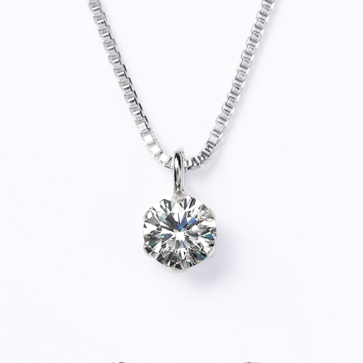 ダイヤモンド ネックレス レディース プラチナ ペンダント PT900 0.15ct 喜ぶ