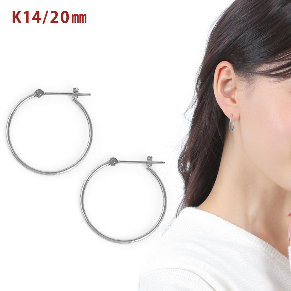 K14フープピアス