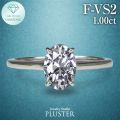 ダイヤモンド リング 指輪 一粒 ダイヤモンドリング ダイヤリング 1.0ct オーバル プラチナ PT900 ラボグロウン ホワイト ジュエリー アクセサリー シンプル ブランド 誕生日 プレゼント 女性 ギフト