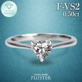 ダイヤモンド リング プラチナ 指輪 0.50ct ハート 一粒 ダイヤモンドリング ダイヤリング プラチナリング ハートリング 0.5ct 一粒ダイヤ ラボグロウン ダイヤ レディース ジュエリー アクセサリー シンプル かわいい 大人 可愛い プレゼント