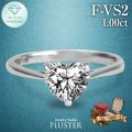 ダイヤモンド リング 指輪 ラボグロウンダイヤモンド 1ct プラチナ PT900 ハート Fカラー VS2 ダイヤモンドリング ダイヤリング レディース ジュエリー アクセサリー シンプル 記念日 人気 誕生日 クリスマス プレゼント ギフト