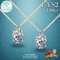 ダイヤモンド ネックレス ラボグロウンダイヤモンド 1ct ゴールド 18金 K18 オーバル Fカラー VS2 ダイヤモンドネックレス ダイヤネックレス レディース ジュエリー アクセサリー シンプル 上品 記念日 贈り物 誕生日 クリスマス プレゼント ギフト