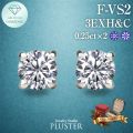 ダイヤモンド ピアス ラボグロウンダイヤモンド 0.5ct プラチナ PT900 一粒 ラウンド ダイヤモンドピアス ダイヤピアス レディース ジュエリー アクセサリー シンプル 記念日 贈り物 ブランド 人気 誕生日 クリスマス プレゼント ギフト