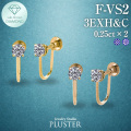 ダイヤモンド イヤリング 一粒 0.5ct K18 金属アレルギー ラボグロウン ダイヤ ダイヤモンドイヤリング ダイヤイヤリングス 人工ダイヤ 18金イヤリング ラボグロウンダイヤモンド レディース ジュエリー 記念日 誕生日 プレゼント 女性 ギフト