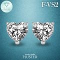 ダイヤモンド ピアス プラチナ 1カラット ハート 一粒 ダイヤモンドピアス ダイヤピアス プラチナピアス ハートピアス 1.0ct 一粒ダイヤ ラボグロウン ダイヤ レディース ジュエリー アクセサリー シンプル かわいい プレゼント ギフト