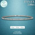ダイヤモンド テニス ブレスレット 5.00ct ダイヤ テニスブレスレット プラチナ ラボグロウン ダイヤモンドブレスレット ダイヤブレスレット レディース Pt900 ラボグロウンダイヤモンド 金属アレルギー プレゼント 女性 誕生日 ギフト