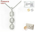 ダイヤモンド ネックレス レディース プラチナ スリーストーン ダイヤネックレス 0.5ct トリロジー PT900 18k K18 18金 ペンダント シンプル ダイヤ ジュエリー アクセサリー ギフト プレゼント 女性 誕生日 結婚記念日 妻 誕生日プレゼント