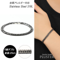 喜平 ブレスレット いぶし カラー ステンレス  6面 6面ダブル 20cm キヘイブレスレット サージカルステンレス 316L イブシ ダブル キヘイ メンズ ジュエリー アクセサリー レディース 男女兼用 金属アレルギー メンズブレスレット 誕生日 プレゼント 男性 ギフト