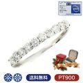 ダイヤモンド リング 指輪 レディース 0.5ct プラチナ Pt900 エタニティ ハーフエタニティ ハート＆キューピット ダイヤリング 大人 上品 シンプル おしゃれ 普段使い フォーマル 記念日 結婚記念日 誕生日 クリスマス プレゼント ギフト