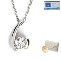 ダイヤモンド ネックレス レディース プラチナ シンプル ダイヤネックレス 0.08ct H-SI2-GD up 人気 Pt900 ギフト