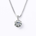 ダイヤモンド ネックレス レディース プラチナ ダイヤモンドネックレス ペンダント 一粒ダイヤ PT900 0.08ct 喜ぶ