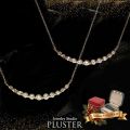 ダイヤモンド ネックレス レディース 0.30ct K18 18金 ライン ダイヤネックレス ラインネックレス バーネックレス 大人 上品 シンプル おしゃれ 普段使い フォーマル 記念日 結婚記念日 女性 妻 母 誕生日 クリスマス プレゼント ギフト