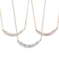 ダイヤモンド ネックレス バー 0.10ct ネックレス レディース ダイヤネックレス ゴールド K10 喜ぶ