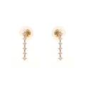 K10YGダイヤモンドピアス0.06ct