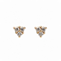 K10YGダイヤモンドピアス0.06ct