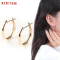 K18フープピアス
