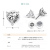 LabGrownDiamondハートシェイプダイヤモンド一粒ピアス1.0ctダイヤプラチナPT900PT850ラボグロウンアクセサリー誕生日プレゼントギフト