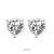 LabGrownDiamondハートシェイプダイヤモンド一粒ピアス1.0ctダイヤプラチナPT900PT850ラボグロウンアクセサリー誕生日プレゼントギフト