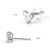 LabGrownDiamondハートシェイプダイヤモンド一粒ピアス1.0ctダイヤプラチナPT900PT850ラボグロウンアクセサリー誕生日プレゼントギフト