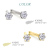 LabGrownDiamondダイヤモンドピアスK100.02ct