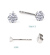 LabGrownDiamondダイヤモンドピアスステン0.2ct
