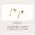 K10YGダイヤモンドピアス0.06ct