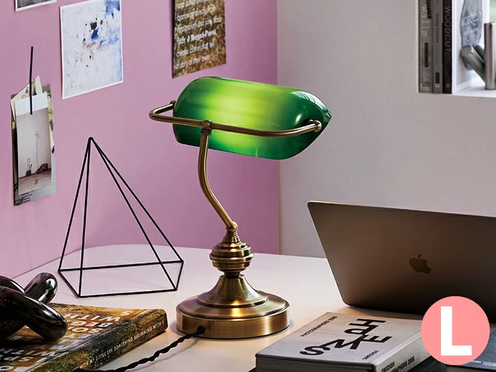 バンカーズランプ（L) BANKERS LAMP (L)   AW-0639　LED球専用モデル 【ARTWORKSTUDIO】アートワークスタジオ