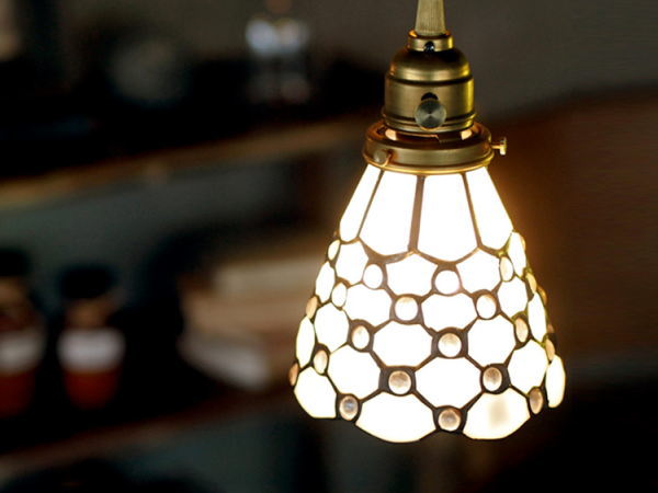 DOTS（ドッツ）1灯ステンドグラスペンダントライト