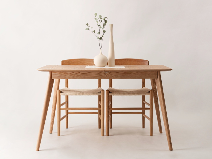 サンセム ダイニングテーブル 120/160 伸長式 ダイニングテーブル SANTHEM  F6-126 【FORM】 フォーム