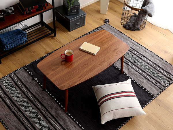 フォールディング（折り畳み）コタツ　90cm幅 石英管ヒーターこたつ